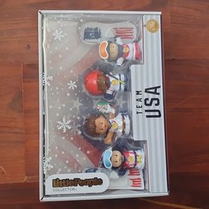 Little People Olympic Figures Team USA Skiing Ice Hockey Skating Snowboarding